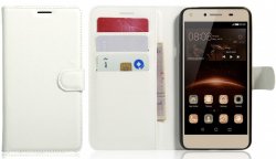 Mobilväska Huawei Y6 II Compact White w/Stand