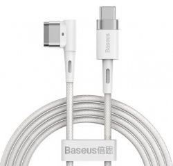 Baseus Magnetisk strömkabel för MacBook Power - USB Typ C 60W 2m Vit L-form