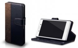Mobilväska Lumia 830 Business Black/Brown