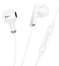 Hörlurar in-ear USB C - Borofone Vit
