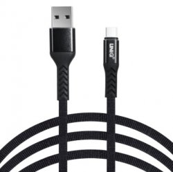 USB C kabel i svart på 1 meter från UNIQ.